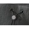 D-ior Mens Grey Oblique Canvas & Grained Leather Backpack - Stylish Luxury for Daily & Travel Use H870 #A57315