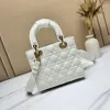 D-ior Lady Handbags Black/Wine/Red/White #A57293