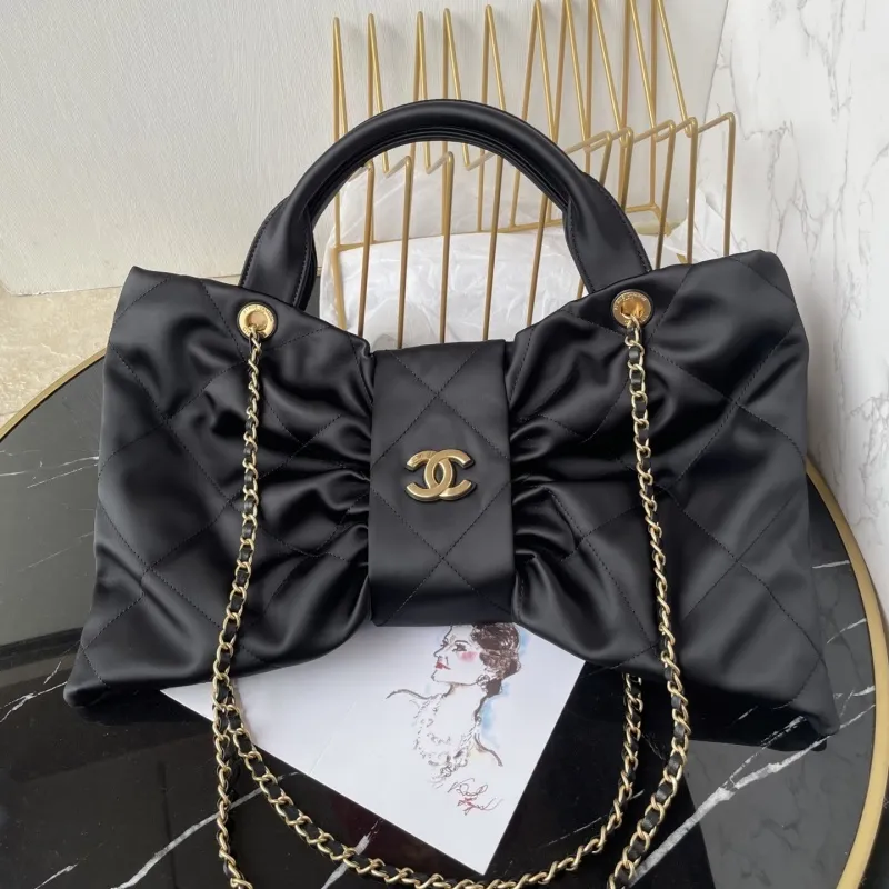 Chanel Quilted Leather Handbag S5851 #A55695