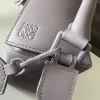 Loewe Puzzle Bag In Soft Lavender Leather With Branded Strap And Geometric Design #A50220