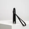 Bally Black Leather Clutch With Signature Stripe For Sophisticated Accessorizing #A51669