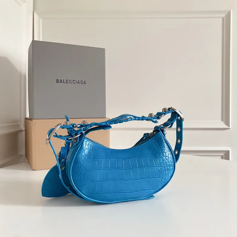 Balenciaga - Inspired Studded Shoulder Bags in Vibrant Color Palettes #A53897 Balenciaga - Inspired Studded Shoulder Bags in Vibrant Color Palettes #A53897