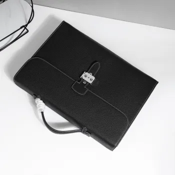 Hermes Leather Briefcase Collection: Timeless Design for the Discerning Professional size:39×29×6cm #A53668