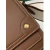 Burberry Crossbody Bag Logo Embroidered Strap &amp Leather A Nod to Heritage size:25×8×18cm #A54201