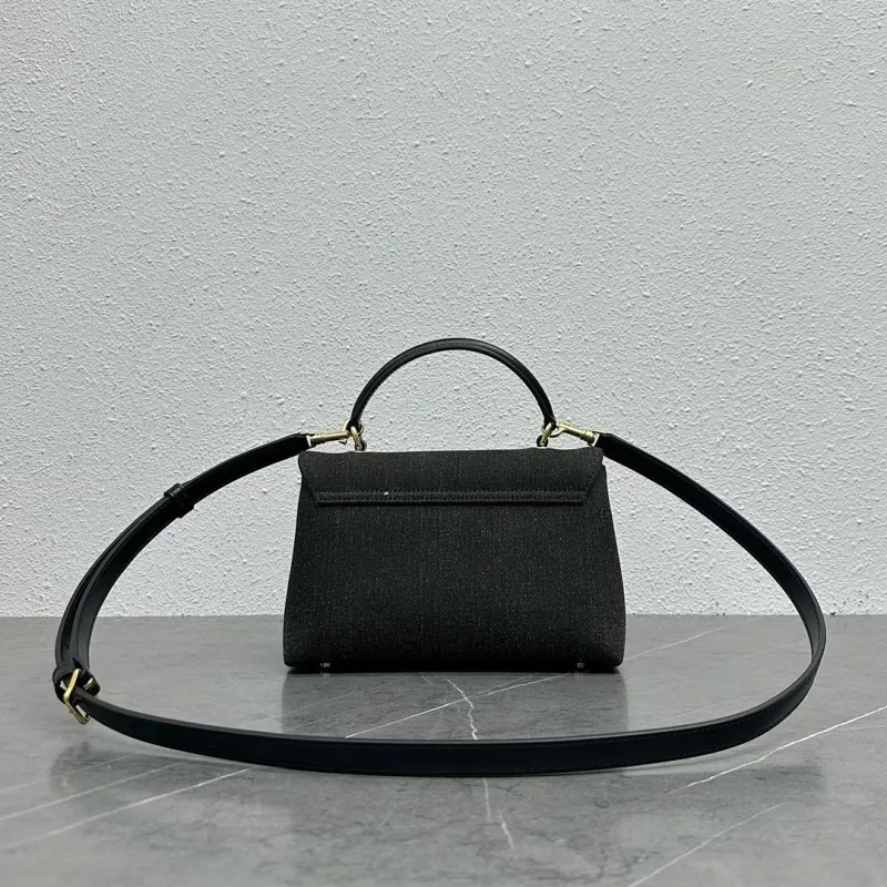 Celine 118113 Triomphe Kelly Handbag in Denim Size 20x8x14CM #A62908