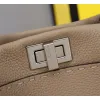 Fendi Handbag Peekaboo Mini Cuoio Romano leather Size:23*18*11cm #A49095 Fendi Handbag Peekaboo Mini Cuoio Romano leather Size:23*18*11cm #A49095