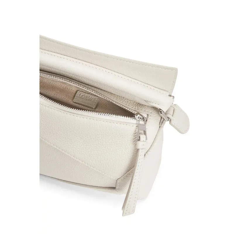 Loewe Puzzle Bags In Stylish Shades Showcasing Unique Geometric Design #A50417