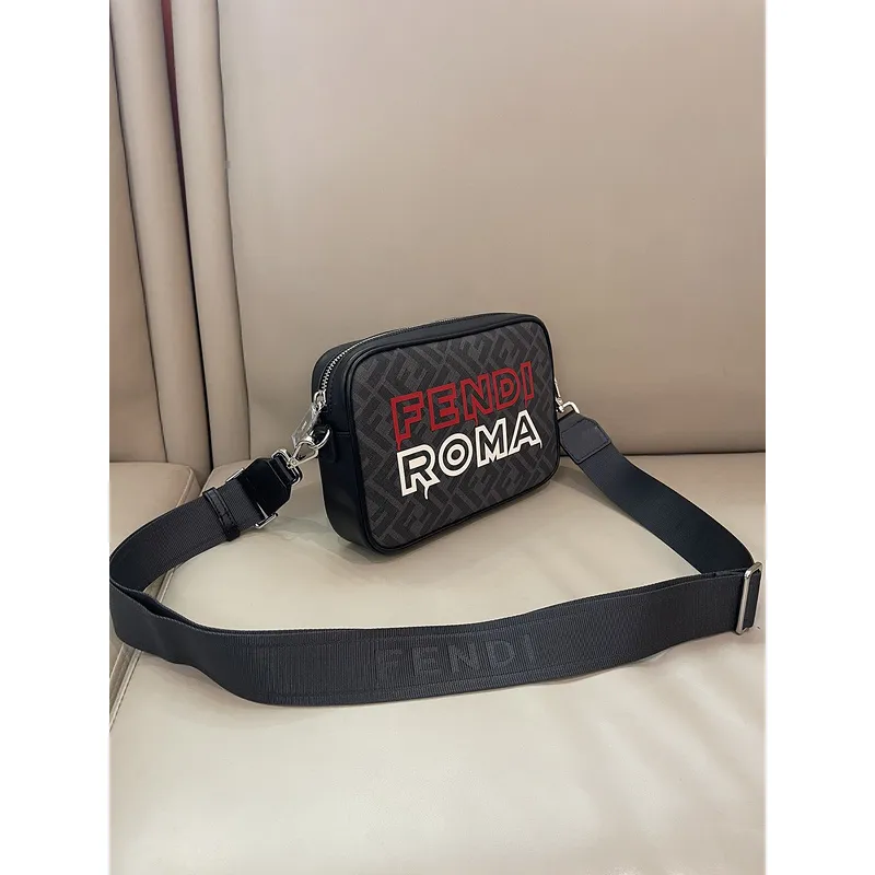 Fendi Messenger Bag Size:22×15×5cm #A48043 Fendi Messenger Bag Size:22×15×5cm #A48043