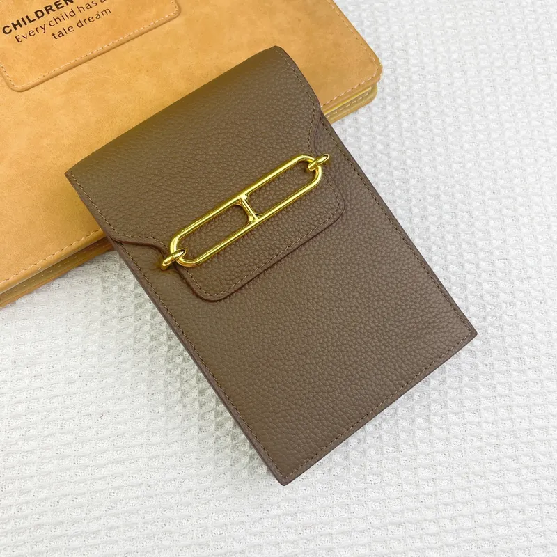 Hermes  Fashion new style card bag and wallets  and phone bag gold logo 18*12*3cm  #A23783
