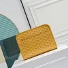 Goyard Canvas Clutch with Leather Trim #A45656 Goyard Canvas Clutch with Leather Trim #A45656