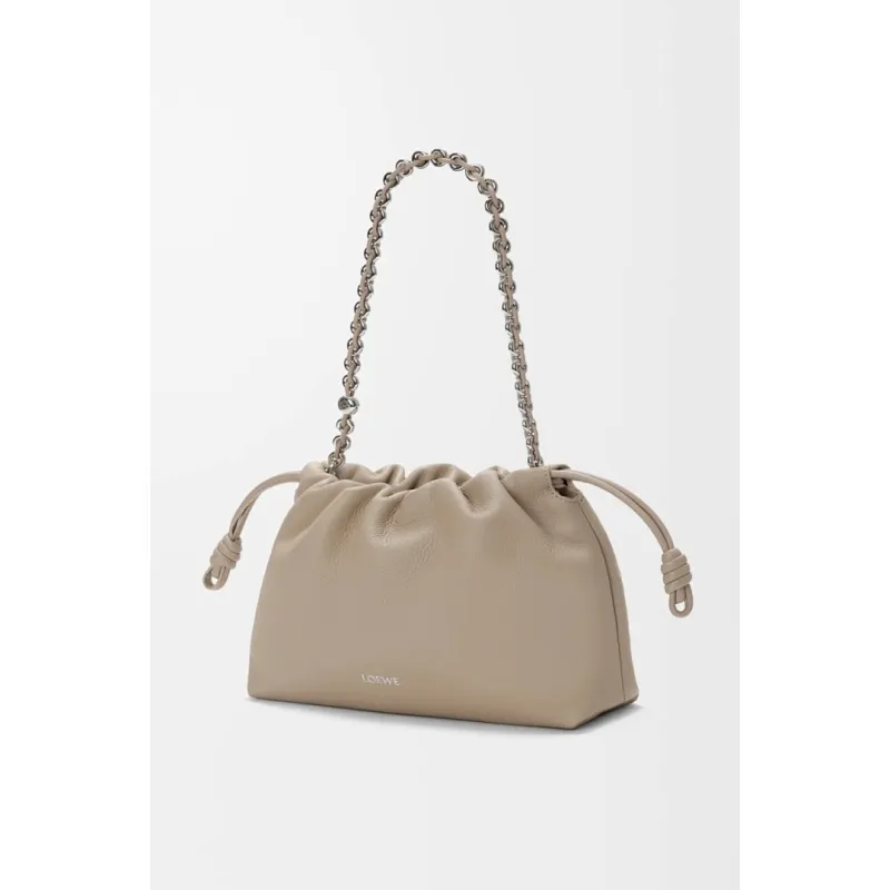 Loewe 012403 Flamenco Purse in Pebbled Calfskin Size 30x10.5x20CM #A62923