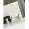 Prada Cleo Shoulder Bag (4 Colors) – Brown/Navy/Black/White Saffiano Leather with Gold-Tone Chain Strap #A59176