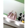 Chanel Hobo Shoulder Bag  Hippie Style Vintage Gold Coin Button Drawstring Bucket Bag #A59440