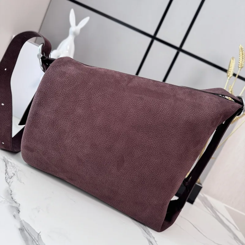Loewe Loop Suede Bucket Shoulder Bag, 39 x 15.5 x 39 cm #A63228