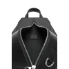 Loewe Black Leather Backpack With Distinctive Zipper And Branding For Modern Urban Style #A50064