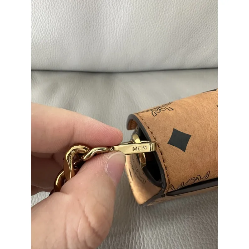 MCM Small Envelope Crossbody Bag, Visetos Monogram, Style 65008 11-18.5-4cm #A61796