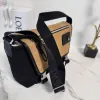Loewe Mens Messenger Bag - Black Canvas & Tan Suede, Signature Anagram Logo, Versatile Crossbody for Urban Style #A56736
