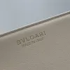 Bvlgari Serpenti Diamond Blast Shoulder Bag In Creamy White Leather For Luxury Style #A51665