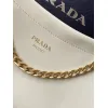 Prada Cleo Shoulder Bag (4 Colors) – Brown/Navy/Black/White Saffiano Leather with Gold-Tone Chain Strap #A59176
