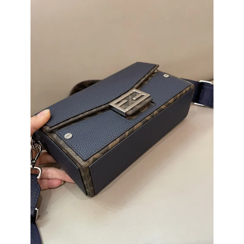 Baguette Soft Trunk Leather Multicolour Size:22*13*6.5cm #A49093