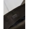 Saint Laurent 844346 Niki Series Suede Bucket Bag - Dark Brown with LE CASSANDRE Logo #A59503 Saint Laurent 844346 Niki Series Suede Bucket Bag - Dark Brown with LE CASSANDRE Logo #A59503