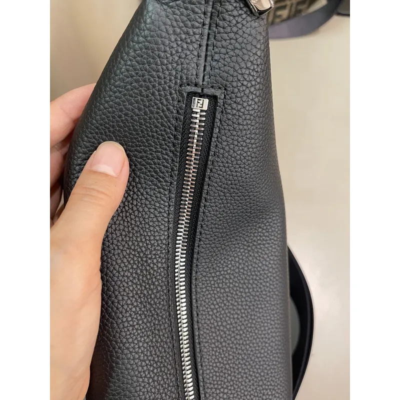 Stylish Black Fendi Sling Bag With Signature Strap And Luxe Design For Fashion Lovers size:33×18×10 #A54308 Stylish Black Fendi Sling Bag With Signature Strap And Luxe Design For Fashion Lovers size:33×18×10 #A54308