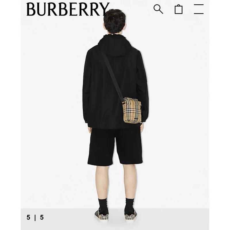 Burberry Vintage Check Crossbody Bag With Adjustable Strap For Classic Style size:16×4×20cm #A54099