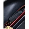 SAINT LAURENT Cassandra Envelope Crossbody Bag Set – Tan Leather-Suede & Black Velvet with Gold YSL Logo (Detachable Chain Strap) #A58773
