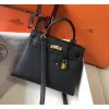 Hermes handbag Black #A42845