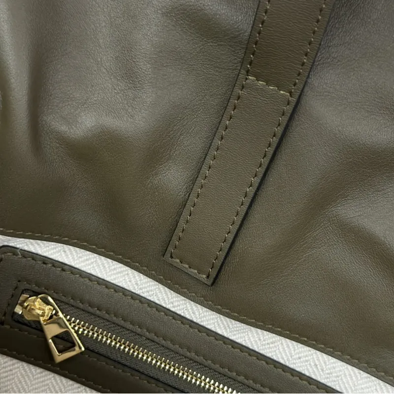 Loewe Large Flamenco Nappa Leather Drawstring Tote 38x29x14cm #A63866