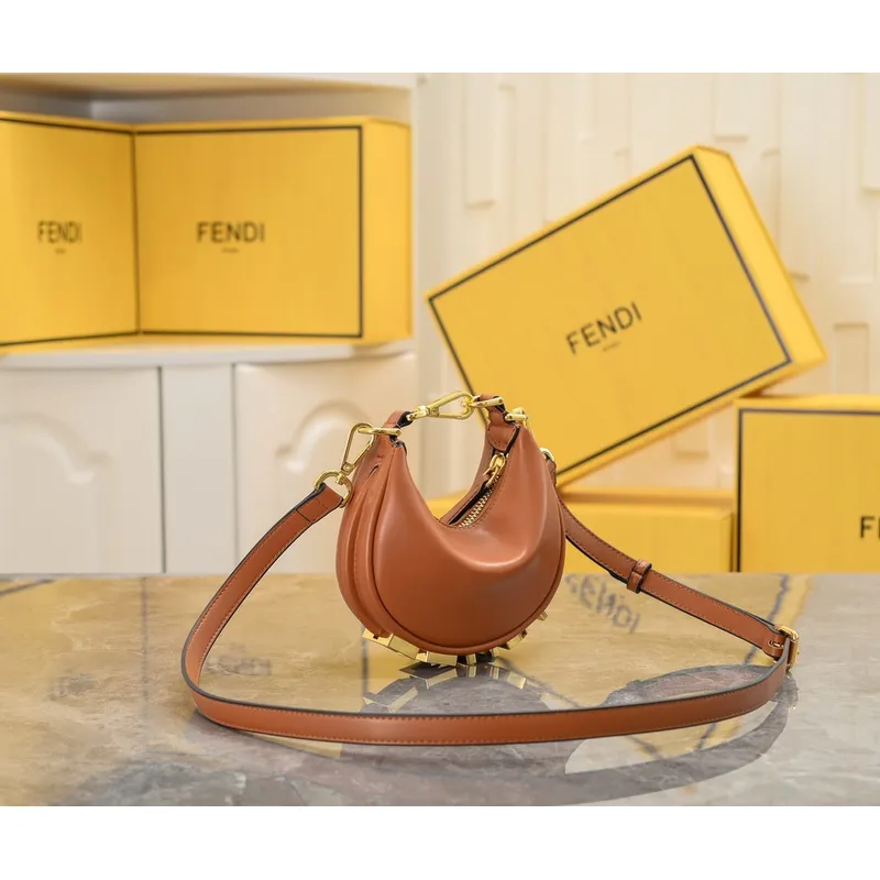 Fendi Crescent Shape Bag #A40854