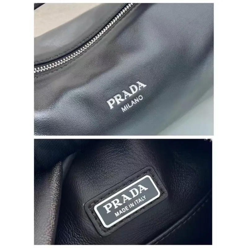 Chic Prada Barrel Bags In Suede And Leather For Fashion - Forward Styling #A49961
