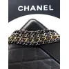 Chanel Womens Bucket Bag - Black & White Quilted Leather, Gold-Tone CC Logo & Two-Tone Chain Strap, Stylish Crossbody Bag for Luxury Fashion #A56750