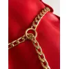Prada Re-Edition Bucket Bag (4 Colors) – Red/Black/White/Brown Fabric with Gold-Tone Chain & Triangle Logo #A59177 Prada Re-Edition Bucket Bag (4 Colors) – Red/Black/White/Brown Fabric with Gold-Tone Chain & Triangle Logo #A59177