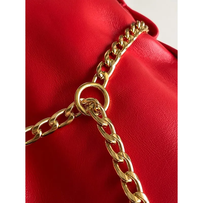 Prada Re-Edition Bucket Bag (4 Colors) – Red/Black/White/Brown Fabric with Gold-Tone Chain & Triangle Logo #A59177 Prada Re-Edition Bucket Bag (4 Colors) – Red/Black/White/Brown Fabric with Gold-Tone Chain & Triangle Logo #A59177