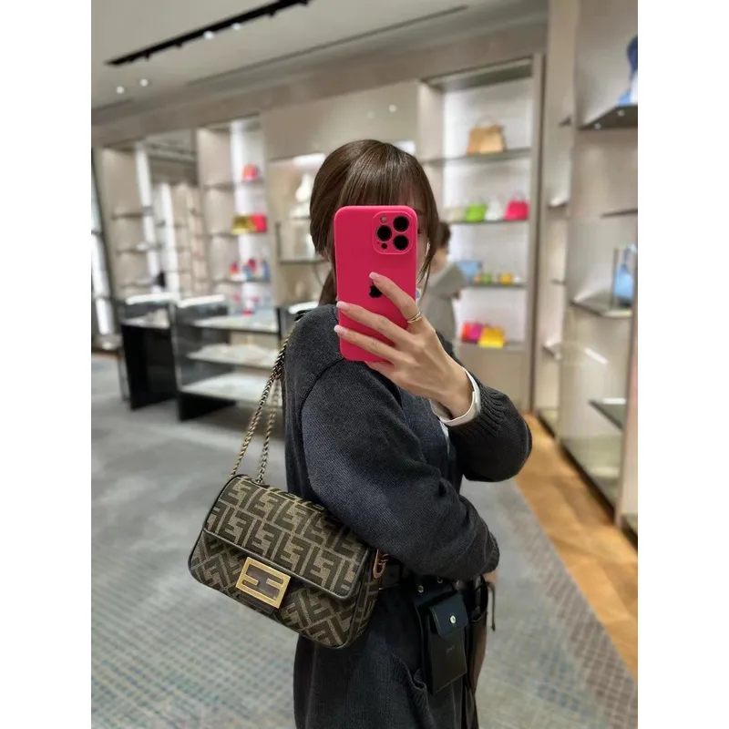 Fendi Handbag Size:24x14x7cm #A48099 Fendi Handbag Size:24x14x7cm #A48099