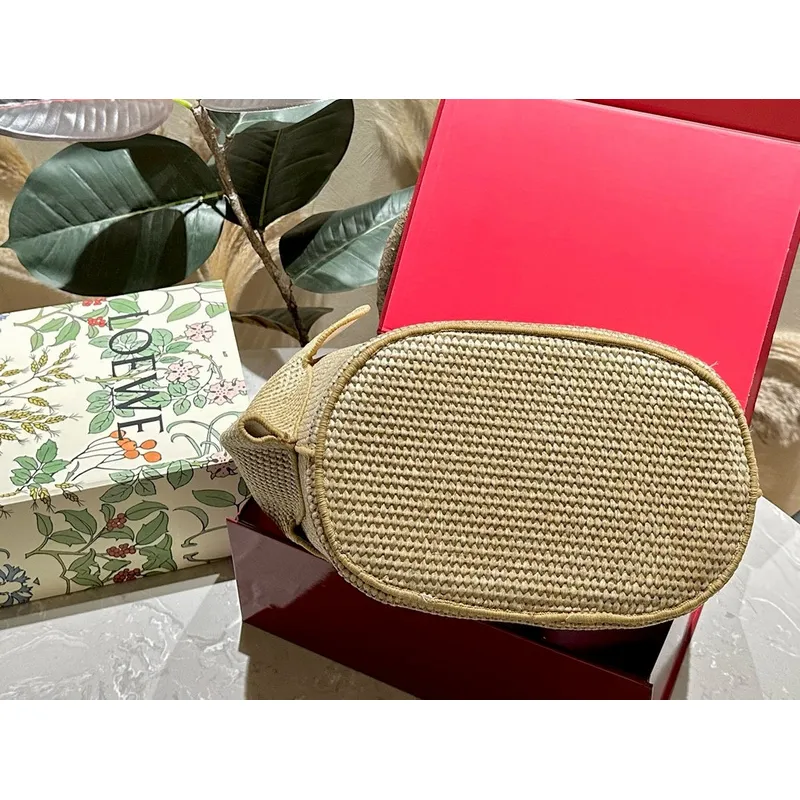 Loewe Woven Elephant Shopping Bag #A42264