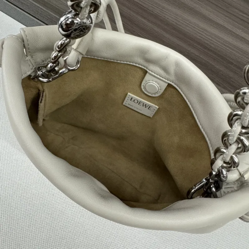 Loewe Mini Flamenco Nappa Leather Drawstring Bag 23x17x5.5CM #A63858