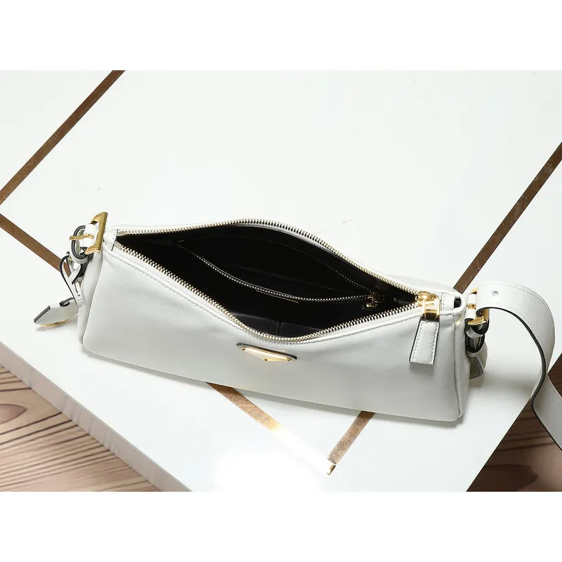 Prada Leather Shoulder Bags in Neutral Tones for Timeless Elegance size:31×18×10cm #A53926
