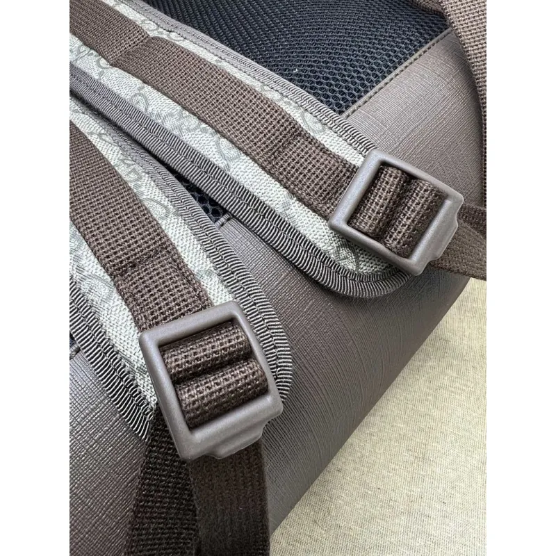 Gucci Original 690999 Backpack | Cute Cat Print GG Supreme Canvas Travel Bag #A60250