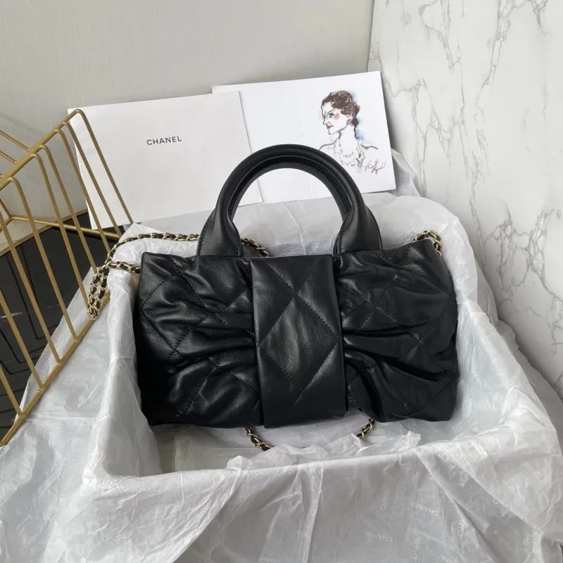 Chanel Quilted Leather Handbag S5851 #A55695