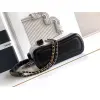 Chanel Womens Bucket Bag - Black & White Quilted Leather, Gold-Tone CC Logo & Two-Tone Chain Strap, Stylish Crossbody Bag for Luxury Fashion #A56750