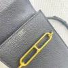 Hermes  Fashion new style card bag and wallets  and phone bag gold logo 18*12*3cm  #A23783