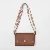 Burberry Crossbody Bag Logo Embroidered Strap &amp Leather A Nod to Heritage size:25×8×18cm #A54201
