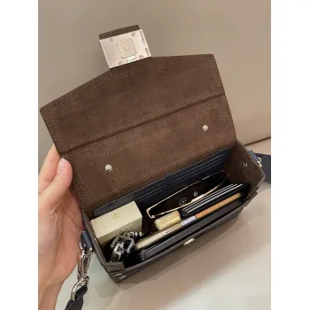 Baguette Soft Trunk Leather Multicolour Size:22*13*6.5cm #A49093