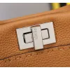 Fendi Handbag Peekaboo Mini Cuoio Romano leather Size:23*18*11cm #A49095 Fendi Handbag Peekaboo Mini Cuoio Romano leather Size:23*18*11cm #A49095