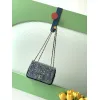2026 Chanel Evening Bag  Dark Gray  Colorful Rhinestones  Luxurious  Stylish for Formal Events #A60146