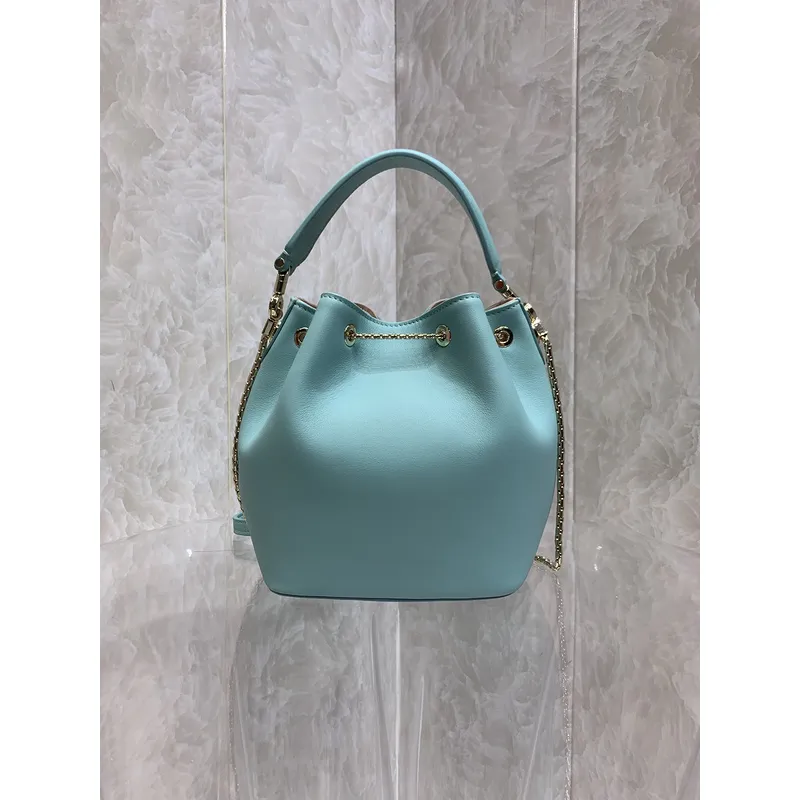 Bvlgari Serpenti Bucket Bag In Blush Leather With Iconic Detailing #A51661 Bvlgari Serpenti Bucket Bag In Blush Leather With Iconic Detailing #A51661