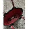 CL Redbottom handbag/Shoulder Bag Black/Red #A36775