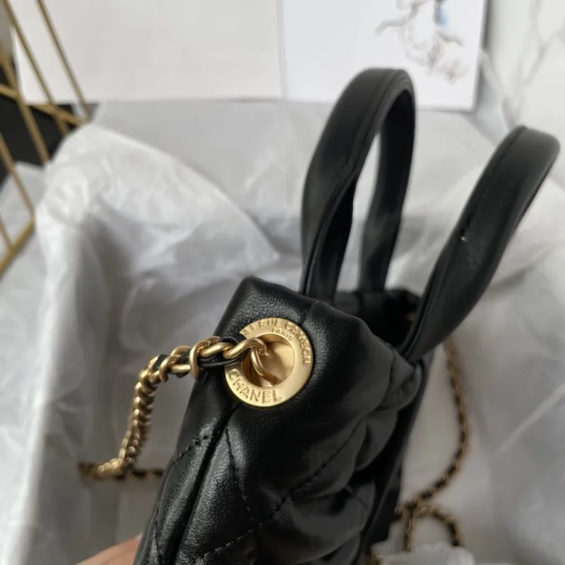 Chanel Quilted Leather Handbag S5851 #A55695